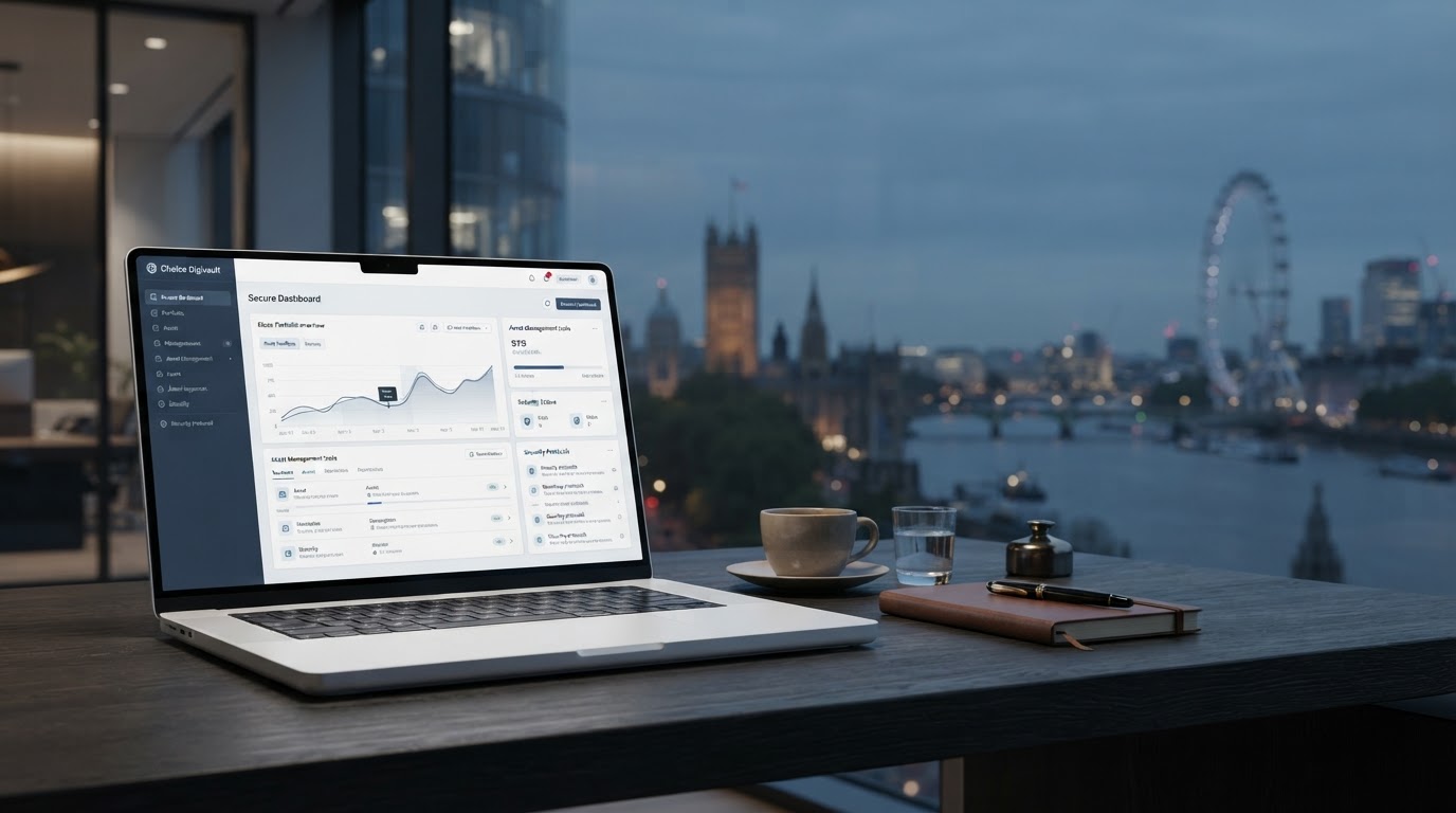Choice Digivault AI analytics dashboard overview used by UK business owners to review capital allocation